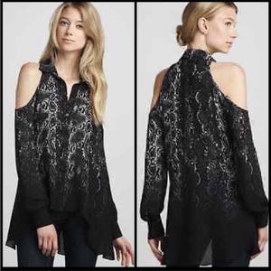 Parker cold shoulder blouse